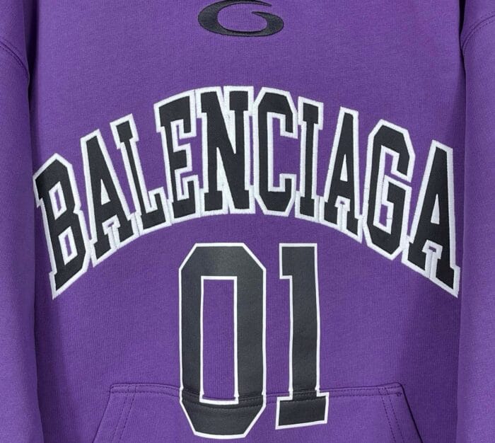 Balenciaga Basketball Style Hooded Sweatshirt - Image 8