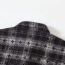 Chrome Hearts Flannel Work Dog Silver button Shirt