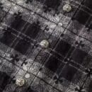 Chrome Hearts Flannel Work Dog Silver button Shirt