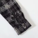 Chrome Hearts Flannel Work Dog Silver button Shirt