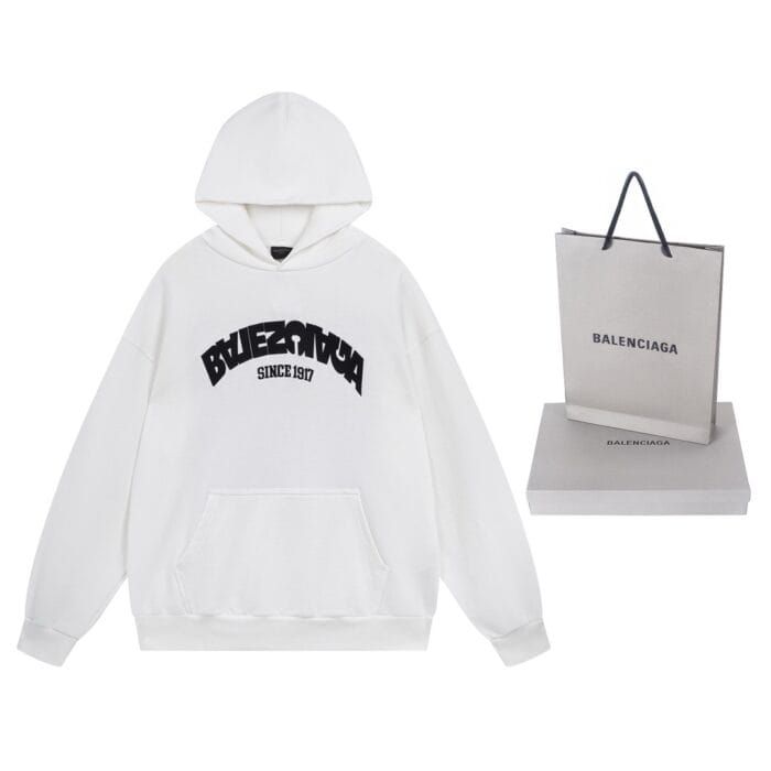 Balenciaga Embroidered Hooded Sweatshirt - Image 3