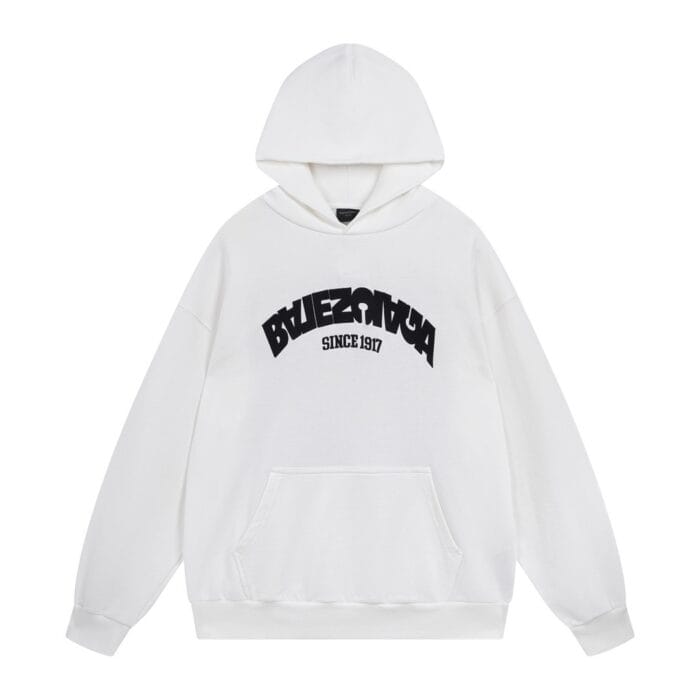 Balenciaga Embroidered Hooded Sweatshirt