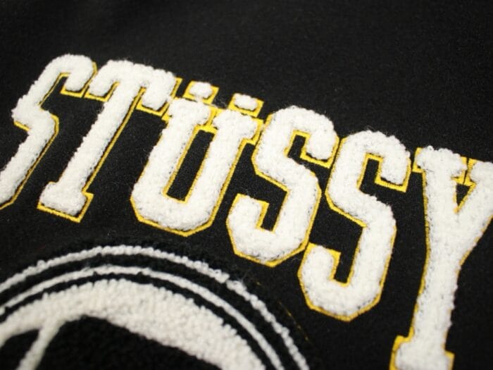 Stussy x Metalheadz 30th Anniversary Joint Towel Embroidery Baseball Jacket - Image 7