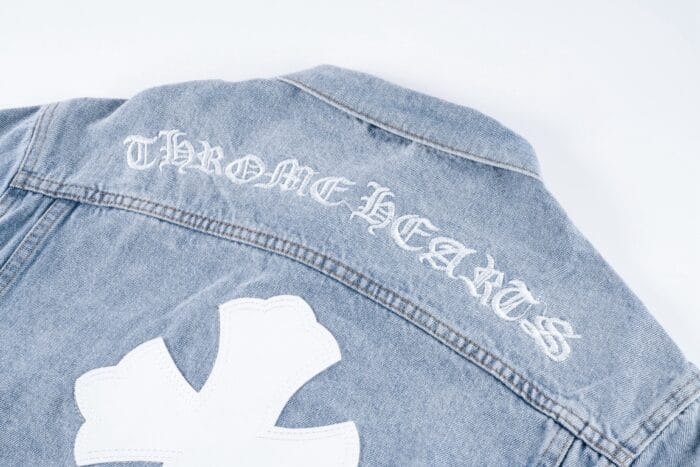 Chrome Hearts Leather Denim Jacket - Image 6