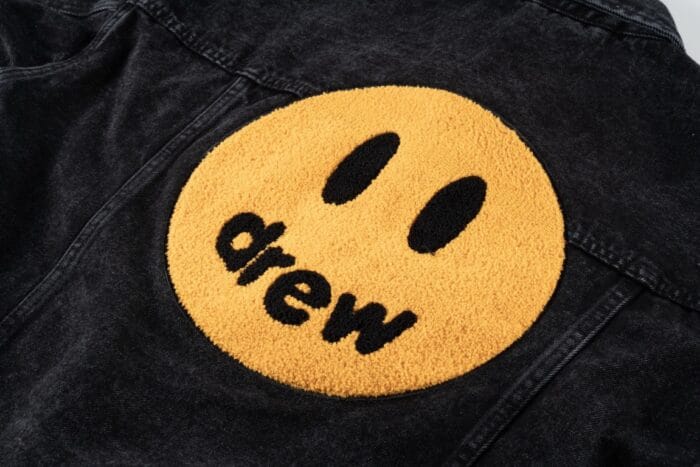 Drew House Chenille Mascot Patch Ttrucker Jacket - Image 9