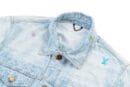 Monogram Patterned Faded Wash Jacket