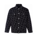 Balenciaga Black All-Over Logo Print