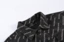 Balenciaga Black All-Over Logo Print