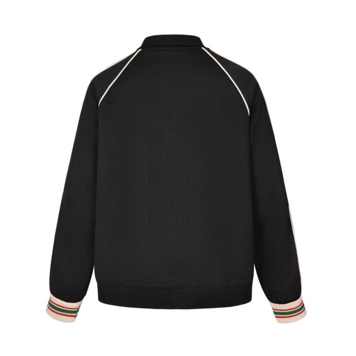 Gucci Jersey Jacquard Zip Track Jacket - Image 2