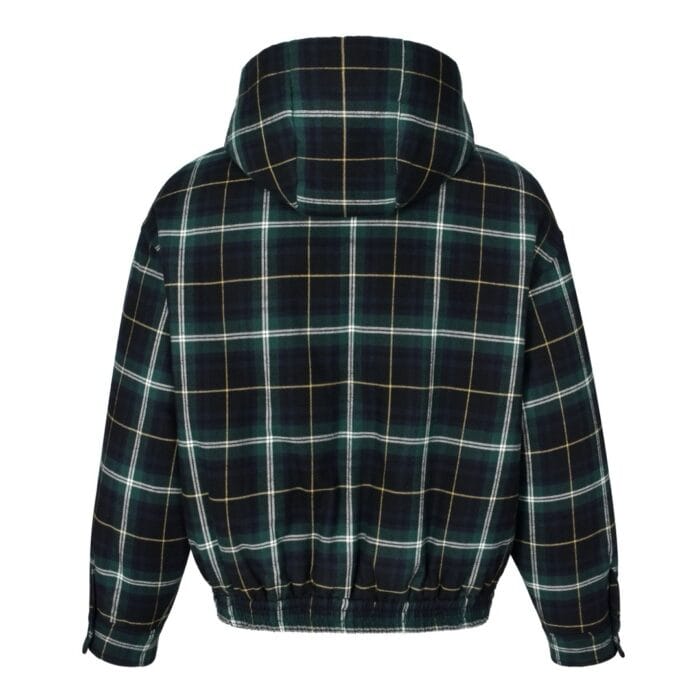 Plaid Hoodie Jacket