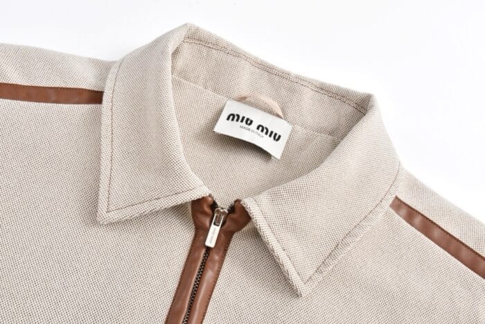 Miu Miu Canvas Jacket - Image 3