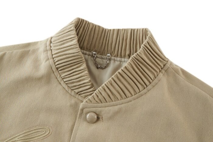 Embroidered Cotton Blend Bomber - Image 3