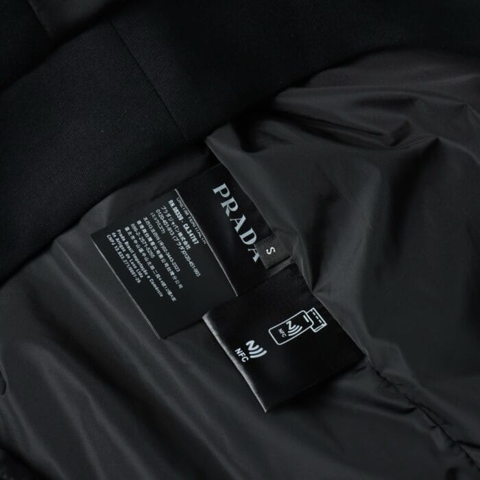 Prada Black Down Jacket - Image 8