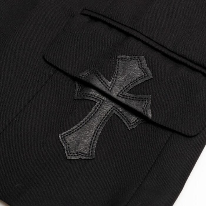 Chrome Hearts x Comme Des Garcons Cross Patch Blazer - Image 6