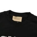 Gucci Foam Flocked Logo Crewneck Sweatshirt