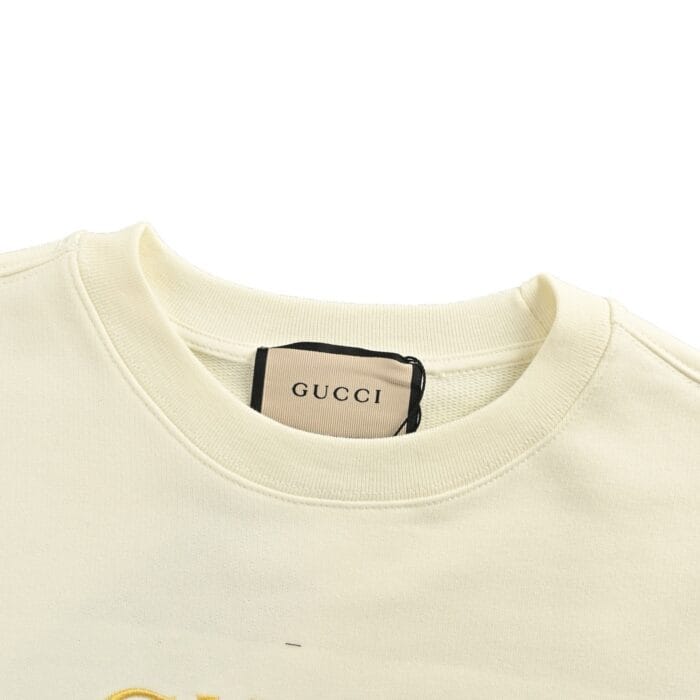 Gucci New Embroidery Round Neck Sweatshirt - Image 4