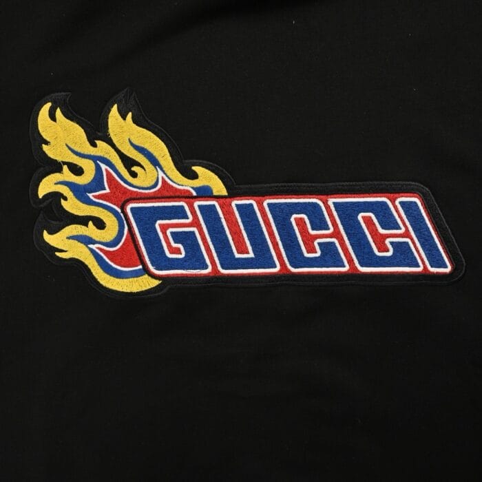 Gucci New Logo Printed Hoodie - Image 8