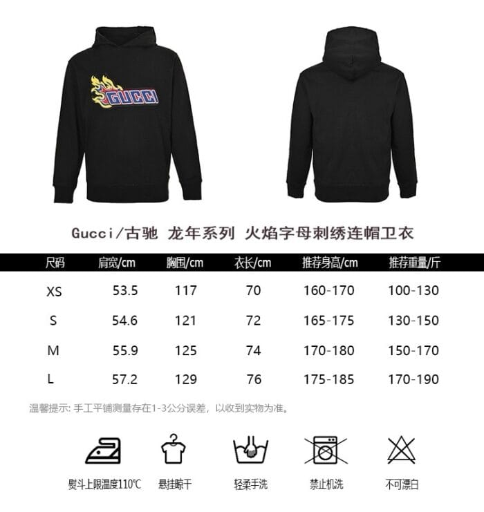 Gucci New Logo Printed Hoodie - Image 10