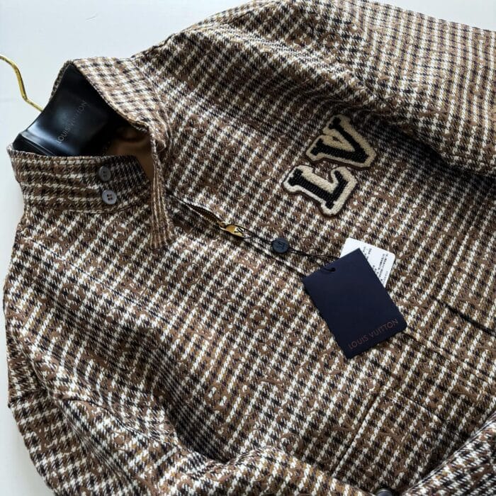 LV Monogram Wool Harrington Blouson - Image 6