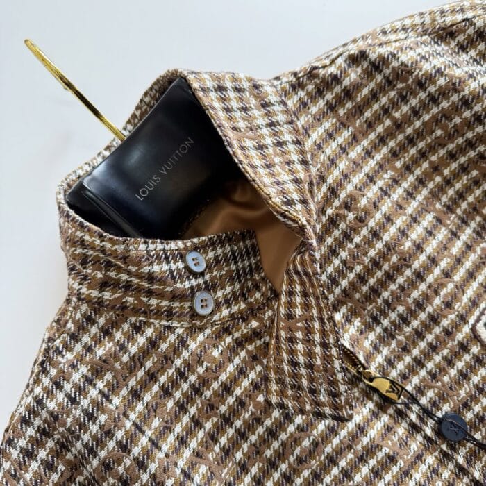 LV Monogram Wool Harrington Blouson - Image 7