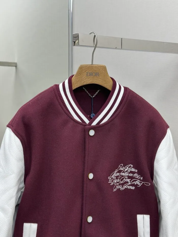 Louis Vuitton Embroidered Calfskin Varsity Jacket - Image 6