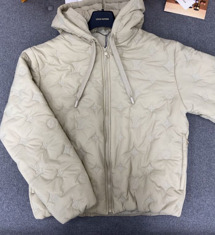 Monogram Quilted Nylon Hooded Blouson