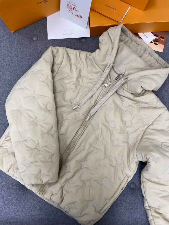 Monogram Quilted Nylon Hooded Blouson - Image 4